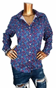 L.L.Bean M Top Floral No-Iron Wrinkle Resistant Long Slvs Collar Button Up Shirt - Picture 1 of 10
