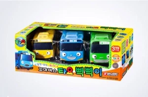 Little Bus Tayo Beep Sound Soft Car 3 Set Baby Sensory Development Freeship - Picture 1 of 3