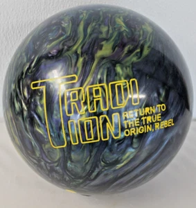 13lb Revolution Rebel Tradition Bowling Ball - Purple & Gold (Rare) - Picture 1 of 7