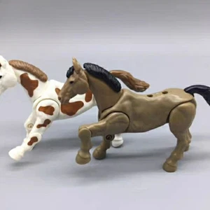 Mega Construx Bloks Minifiguren Zubehör Pferde Gebäude Figur Modell Spielzeug 2X - Bild 1 von 4