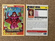 Scarlet Witch #26 Card 1991 Marvel Universe Series 2 - Impel- NM/M Disney+ MCU