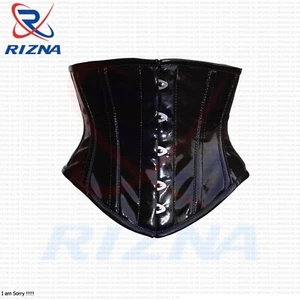 PVC Corset | Undrbust Corset | Steel Boned Hourglass Cincher|Sexy Waist Trainer - Picture 1 of 7