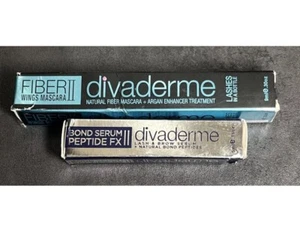 DivaDerme Fiber II Wings Mascara + Bond Serum II Peptid FX Wimpern & Brauen Serum - Bild 1 von 1