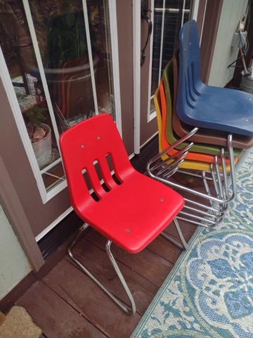 MCM VIRCO Plastic Molded School Chairs Cover