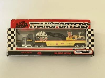 MATCHBOX MAC TOOLS #7 HARRY GANT SUPERSTAR TRANSPORTER MATCH BOX NEW ROUGH BOX - Image 1 of 4