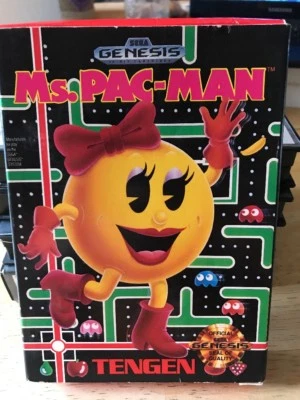 Ms. Pac-Man Sega Genesis Cardboard - Image 1 of 4