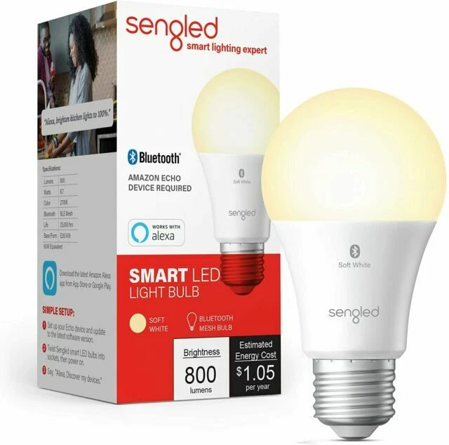 Sengled B11-N11W Smart A19 LED Light Bulb