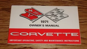 Original 1971 Chevrolet Corvette Owners Operators Manual 71 Chevy - Bild 1 von 1