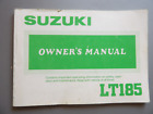Suzuki LT185 1985 Factory Genuine Owner's Manual OEM 99011-24422-03A