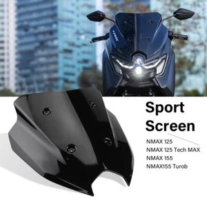 For Yamaha NMAX 125 Sport Windshield NMAX 155 V3 2025- Screen Air Deflectors - Picture 1 of 13