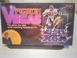 Vintage 1980 PIGSKIN VEGAS Betting Sports Board Game - Jimmy The Greek - 100% - Picture 1 of 12