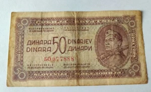 YUGOSLAVIA 50 DINARA 1943 COME DA FOTO - Imagen 1 de 2