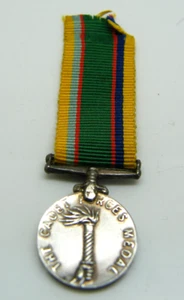 GEORGE VI CADET FORCES MEDAL Army COPY MINI SIZE & RIBBON PART COLLECTION - Picture 1 of 3