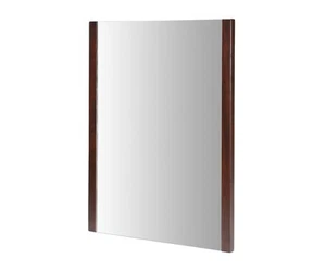 Xylem Bamboo Mirror Wall Mount M-BAMBOO-24DK Dark Walnut Color NEW with Defects - Picture 1 of 1