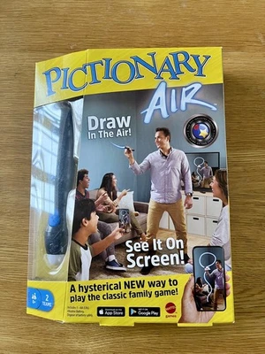 Mattel PICTIONARY AIR Family Drawing Game NEW SEALED - Image 1 of 2