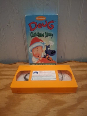 Doug - The Christmas Story (VHS, 1997) Rare Cover Has Some Wear See Photos - Image 1 of 4