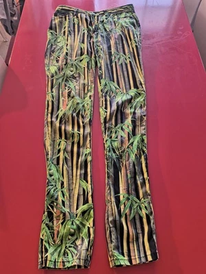 Pantalones Dolce & Gabbana de 5 bolsillos de algodón con estampado de bambú Foto 1 de 4