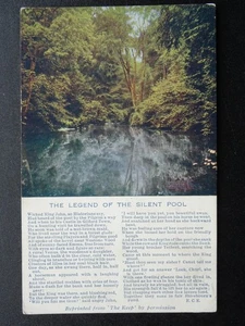 Surrey Guildford THE LEGEND OF THE SILENT POOL c1920s Postcard - Picture 1 of 3