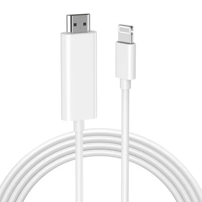 [Apple MFi Certified] Apple Lightning to HDMI Cable Adapter for iPhone to TV,... - Immagine 1 di 4