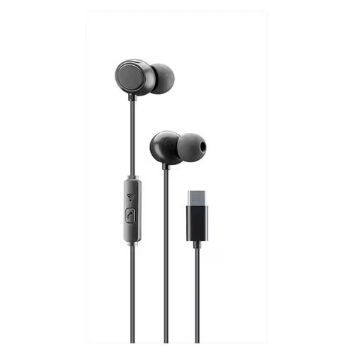 Cellular Line Auricolari microfono filo CLOUD Black AUINEARTYPECK - Immagine 1 di 2