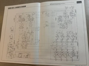Original Sansui QSD-2 Schematic Diagram Japan! - Picture 1 of 5