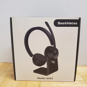 Soothielec Model: KH53 Wireless Bluetooth Headset V5.3 Noise Canceling - Picture 1 of 3