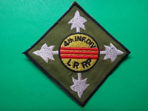 US 4th Infantry Division LRRP Long Range Recon Patrol Patch From Vietnam War Era - Picture 1 of 3