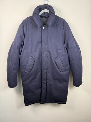 Abrigo Parka de Invierno Relleno de Plumón Acne Studios AW16 Halifax Azul Marino Talla 48 Foto 1 de 4
