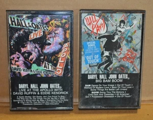 Daryl Hall & John Oates Big Bam Boom & Life at the Apollo Cassette Tape 84-85 - Foto 1 di 4