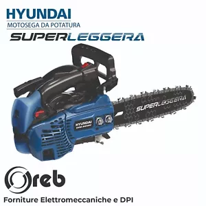 Motosega Da Potatura 2 Tempi 25cc Super Leggera 2,5Kg 25cm Hyundai 35520 - Foto 1 di 6