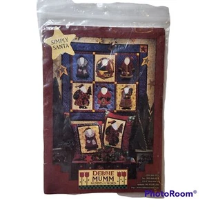 Debbie Mumm Simply Santa Christmas Quilt & Pillow Patterns Primitive Vintage - Picture 1 of 5