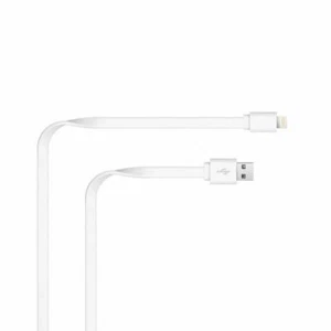 Just Wireless MFi Approved iPhone X 8/7/6 Long 2M Charger Heavy Duty Cable White - Picture 1 of 2