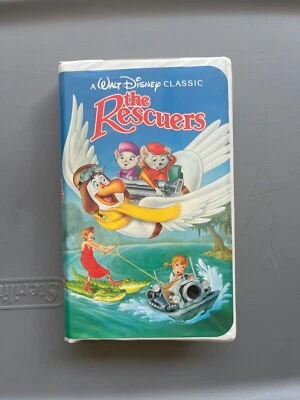 “RARE” Disney The Rescuers (VHS, 1992, Black Diamond, Classic) - Image 1 of 4