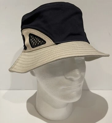 SOMBRERO DE PESCA CUBO adulto DORFMAN PACIFIC *AZUL MARINO* 100% algodón NUEVO sin etiqueta Foto 1 de 4