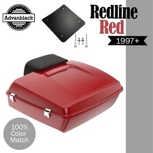 Advanblack Redline Red Rushmore Chopped Tour Pack se adapta a 97+ Harley/Softail - Imagen 1 de 13