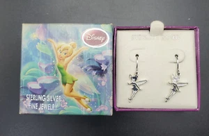 Disney Sterling Silver Tinker Bell Earrings - Picture 1 of 3