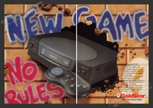 GoldStar 3DO System Video Game 1990s Print Advertisement (2 Page) Ad 1994 - Picture 1 of 1