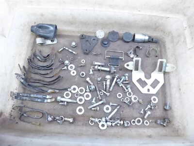 1974 Suzuki GT550 Triple S278-5) misc bike bolts parts mounts brackets  - Image 1 of 4