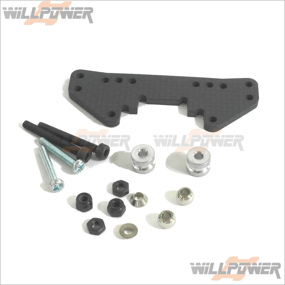 Carbon Front Shock Tower Damper Stay #M1035 (RC-WillPower) COLT - Image 1 of 1
