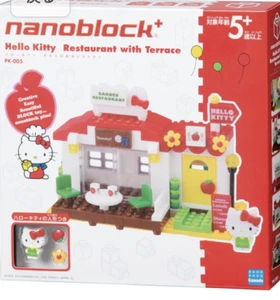 Nanoblock Plus Hello Kitty Restaurant with terrace PK-005 - Picture 1 of 4