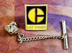 Pasador de corbata y broche de cadena o pasador de solapa Caterpillar "Cat Power" - Imagen 1 de 3