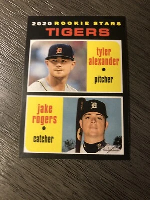 2020 Topps Heritage-Rookie Stars-Dodgers Alexander/Rogers #39-Mint - Image 1 of 2