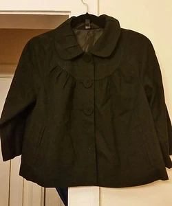 MOSSIMO Women's Short Dress Blazer Jacket Black 3/4 Sleeves  - Picture 1 of 5