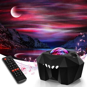 Aurora Star Projector Lights with Bluetooth Music Speaker Projection Night Light - Picture 1 of 37