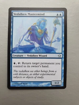 Vedalken Mastermind , MTG Fifth Dawn (2004). Uncommon Blue Creature NM - Image 1 of 2