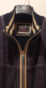 PAUL SHARK leather jacket (suede&light virgin wool)excelent conditions - Imagen 1 de 13