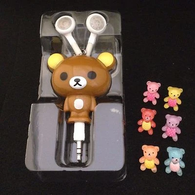 Auriculares retráctiles Taddy Bear + 6 piezas Taddy Bear Tapa para auriculares Foto 1 de 3