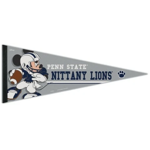 PENN STATE NITTANY LIONS MICKEY MOUSE PREMIUM PENNANT 12"X30" BANNER DISNEY Cover