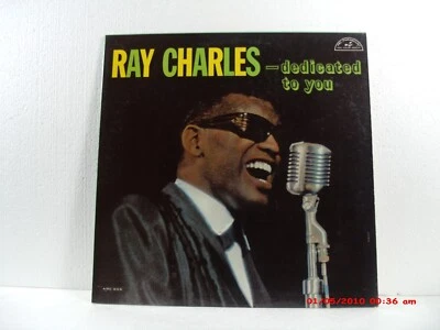 RAY CHARLES -(LP)- DEDICATED TO YOU -  HARDHEARTED HANNAH - ABC-PARAMOUNT - 1961 - Image 1 of 4