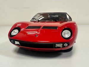 Kyosho Lamborghini Miura 1971 Rouge-Or 1/18 KS08314R 0625 1 - Picture 1 of 12